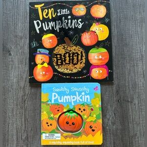 Ten little pumpkins 🎃 and Squishy squashy pumpkin 🎃 book books